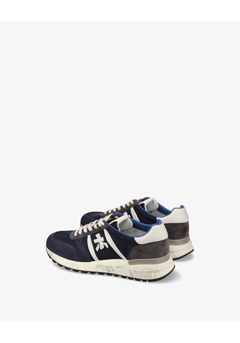 Premiata Lander 7204 mens sneakers in suede and nylon navy PREMIATA |  | LANDER VAR7204